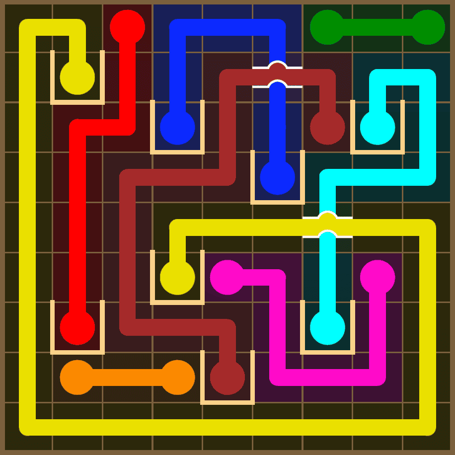 Flow Free 7329 Solution