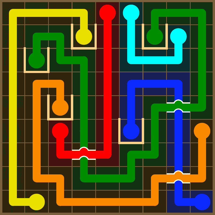 Flow Free 7336 Solution