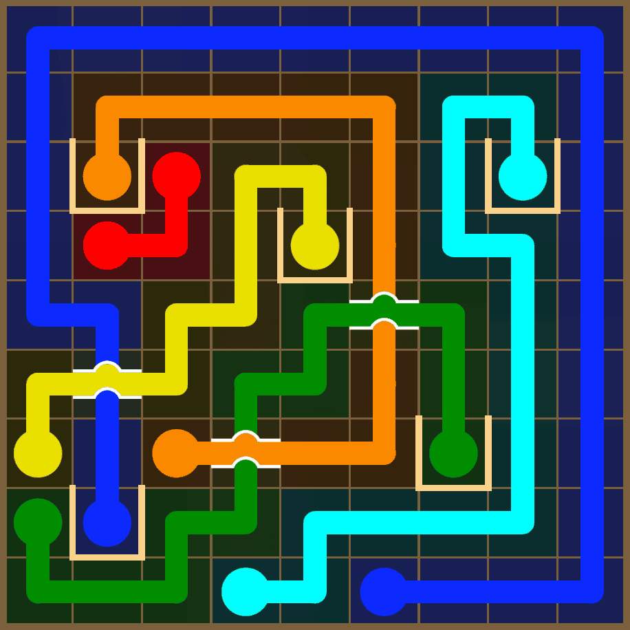 Flow Free 7337 Solution