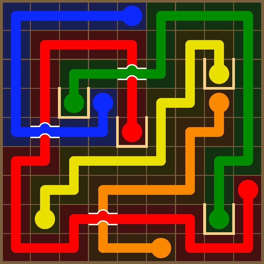 Flow Free 7342 Solution