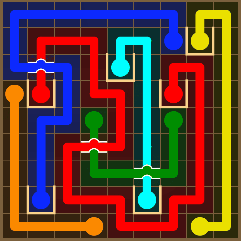 Flow Free 7350 Solution