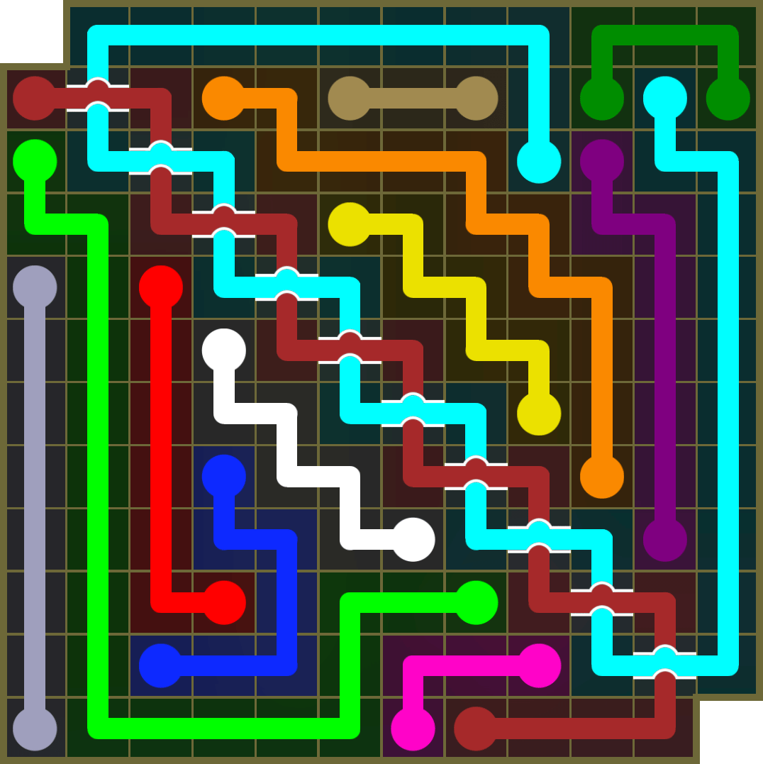 Flow Free 3868 Solution