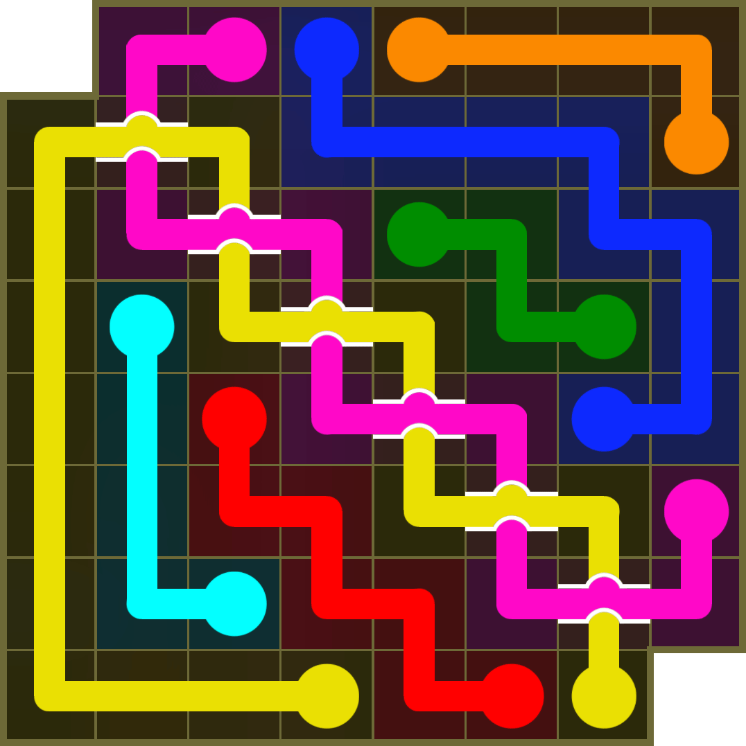 Flow Free 3734 Solution