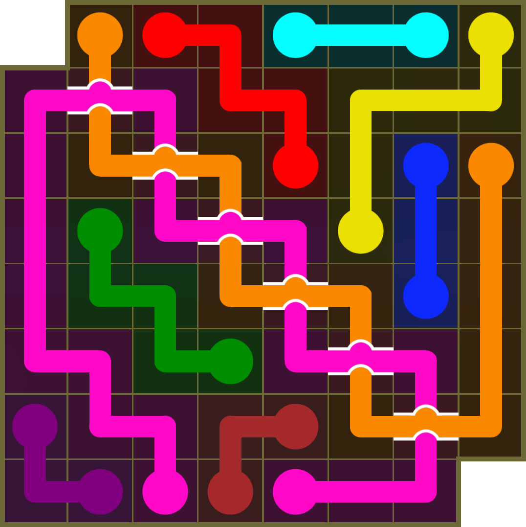 Flow Free 3744 Solution