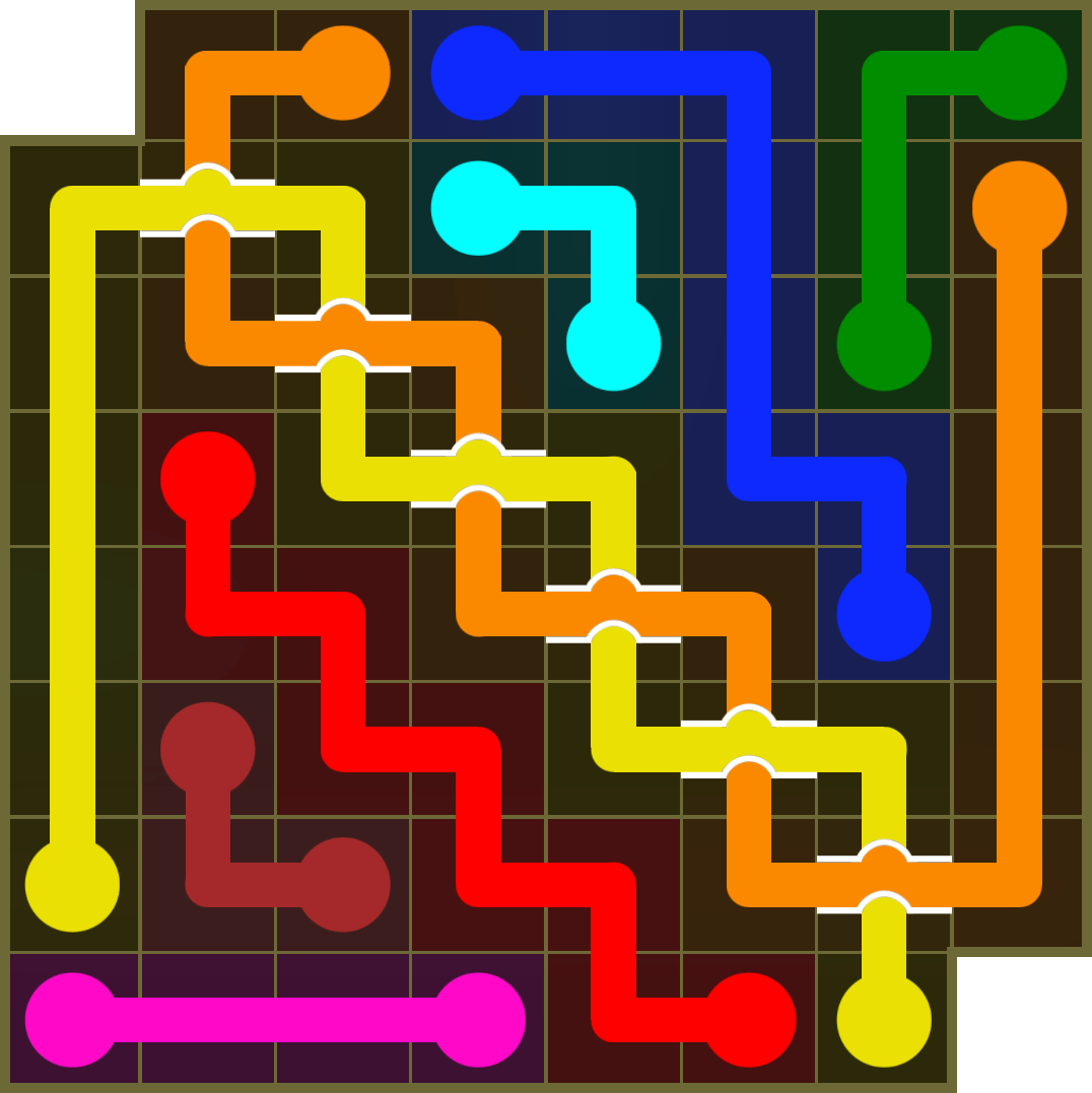 Flow Free 3728 Solution