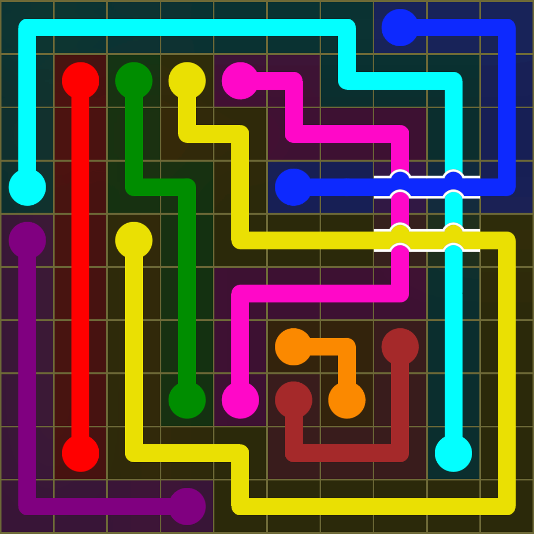 Flow Free 3673 Solution