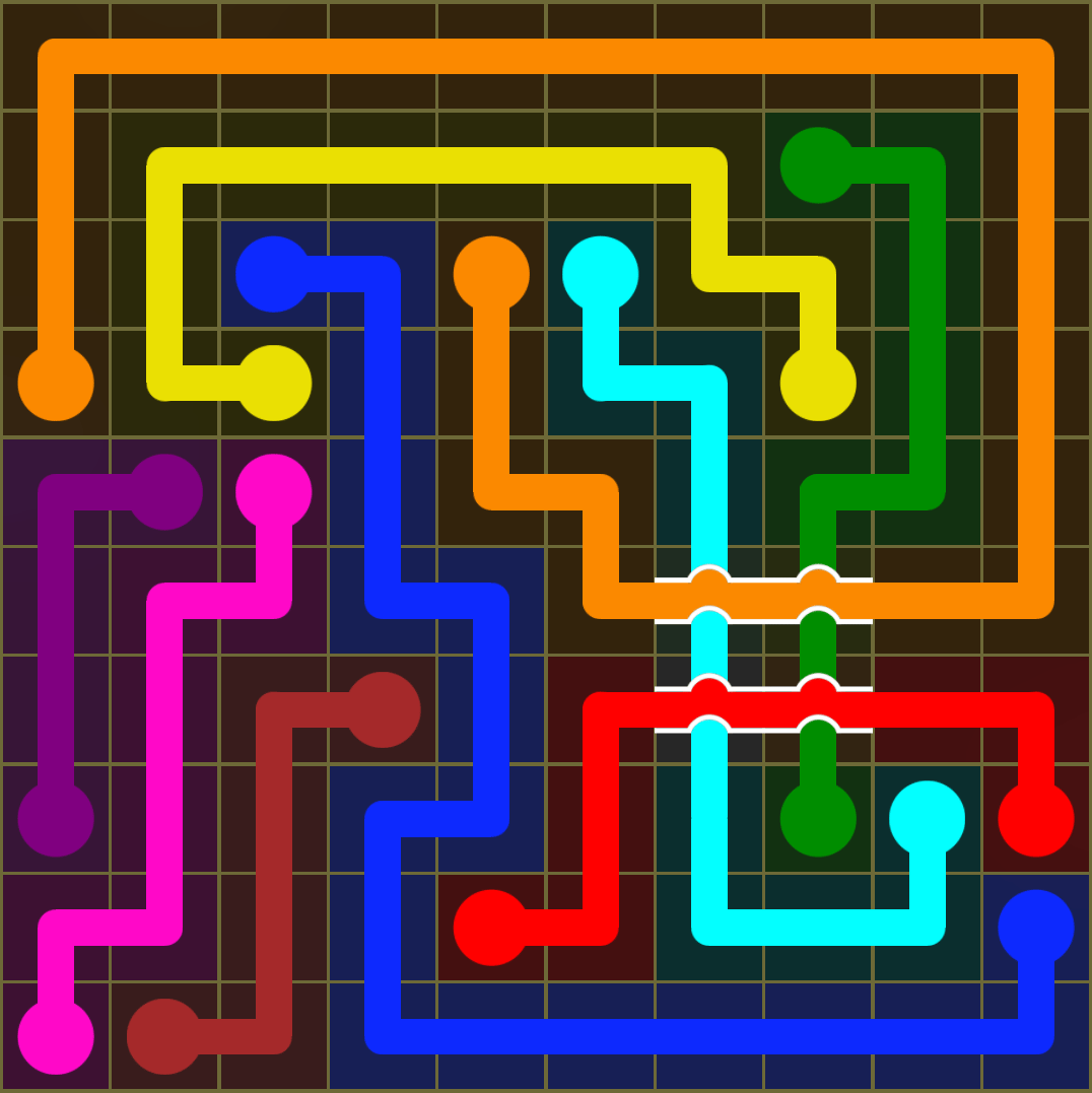 Flow Free 3677 Solution