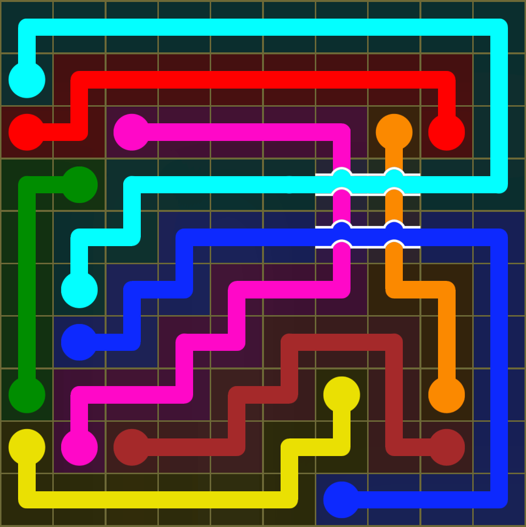 Flow Free 3681 Solution