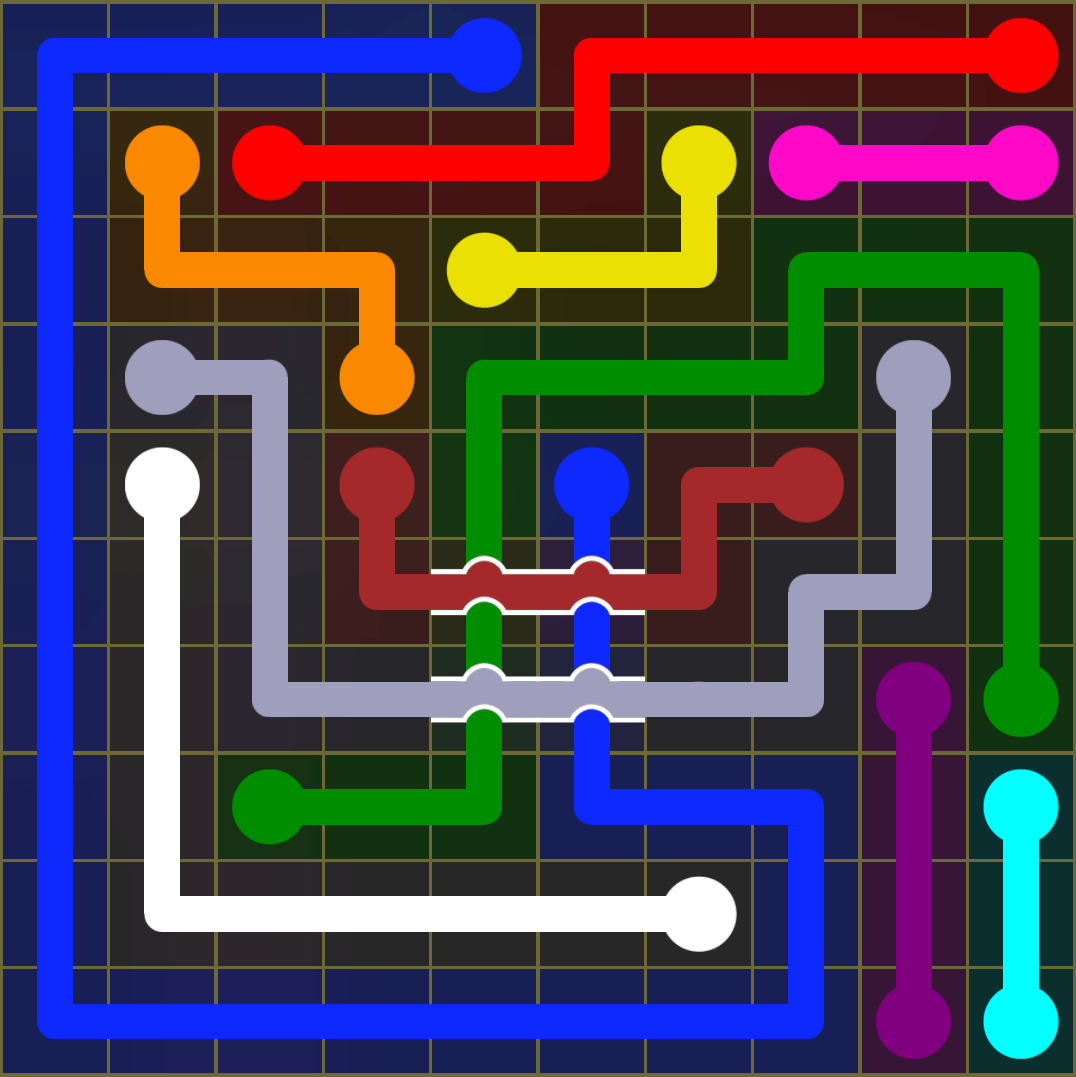 Flow Free 3663 Solution