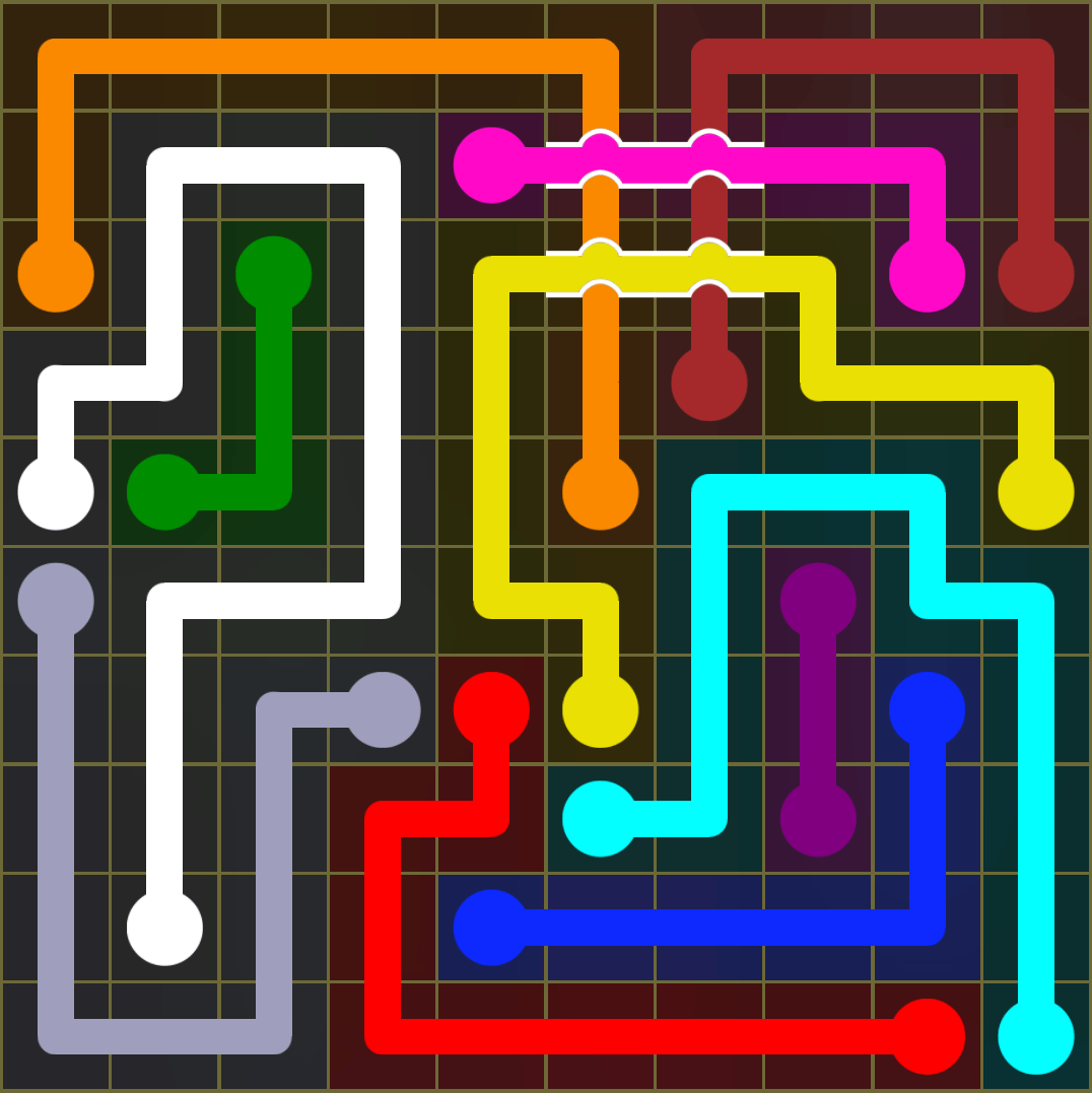 Flow Free 3668 Solution