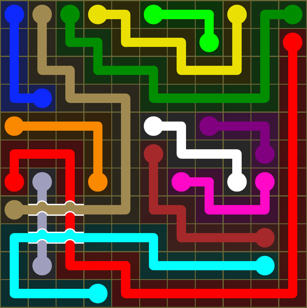 Flow Free 3694 Solution