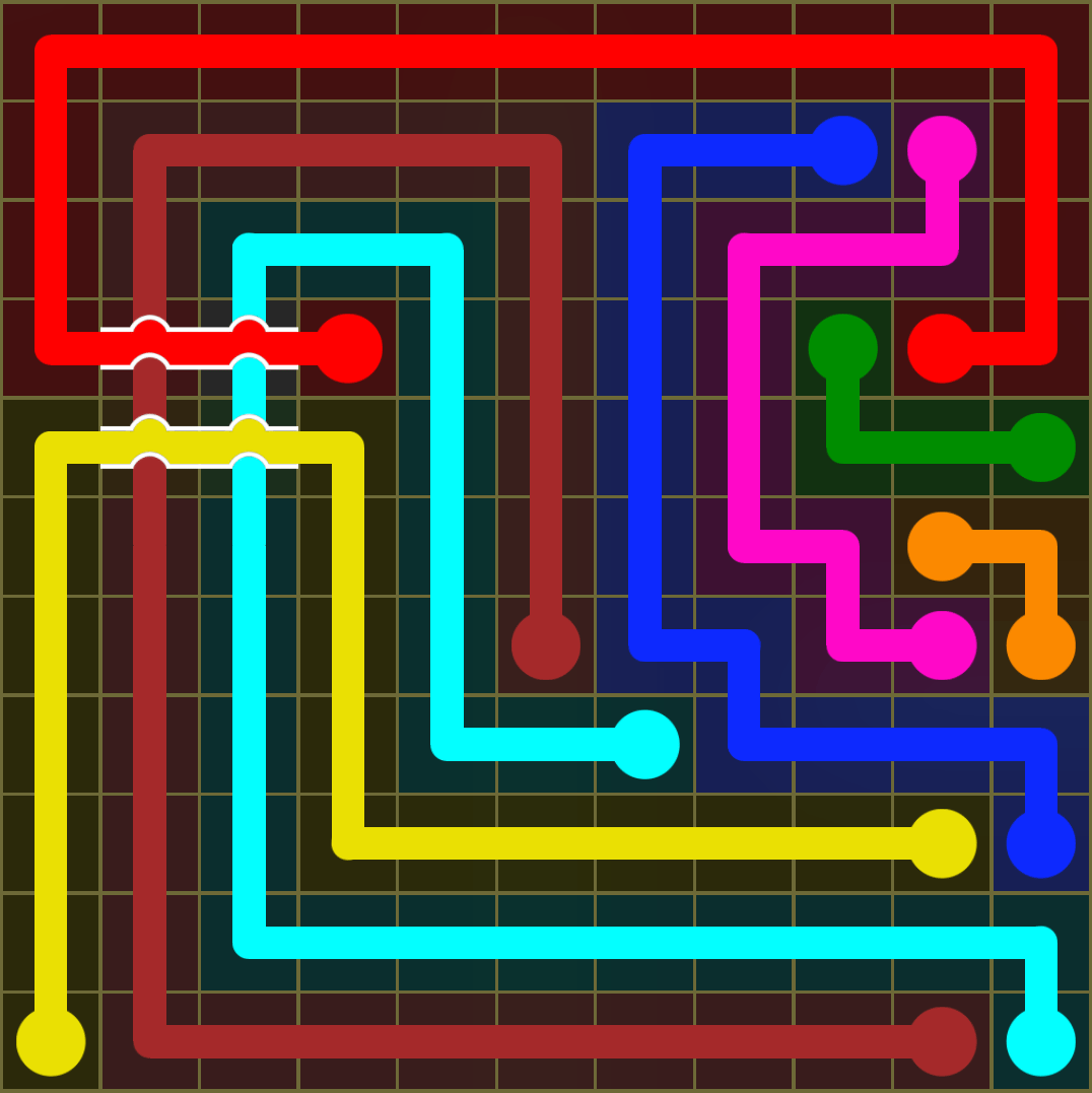 Flow Free 3695 Solution