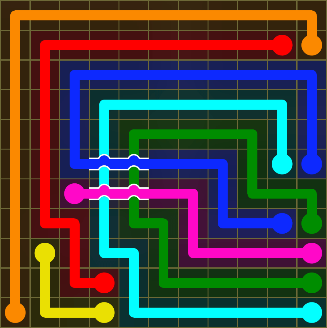 Flow Free 3698 Solution