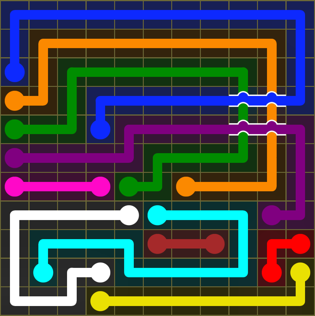 Flow Free 3699 Solution