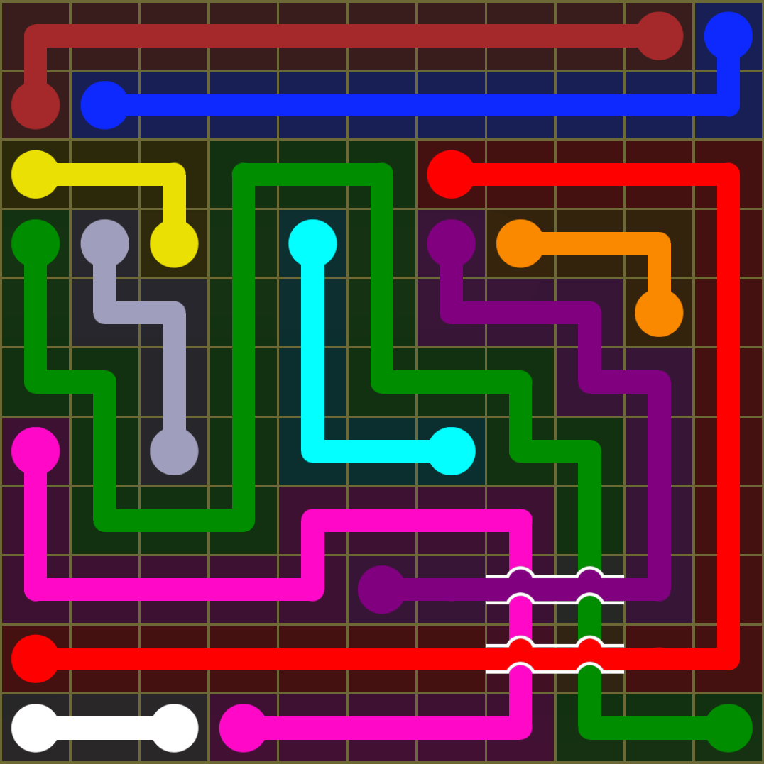 Flow Free 3712 Solution