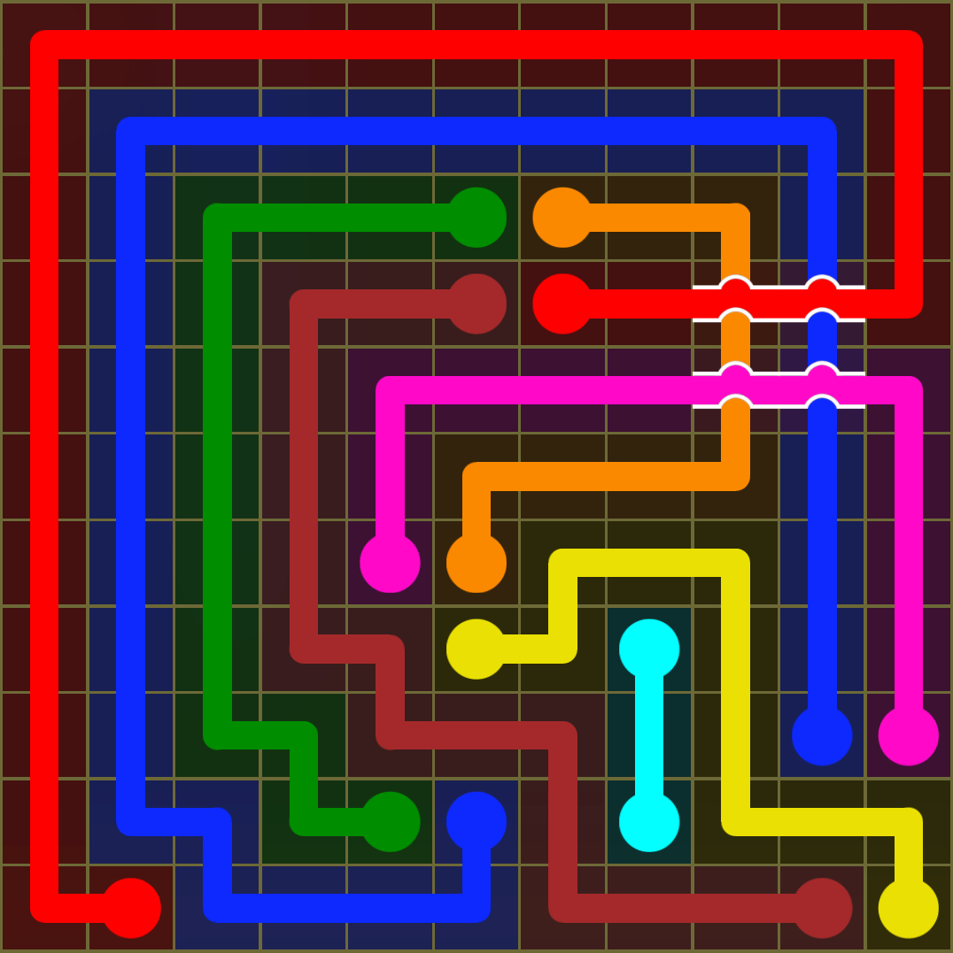 Flow Free 3716 Solution