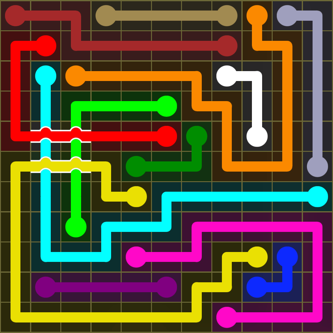 Flow Free 3718 Solution