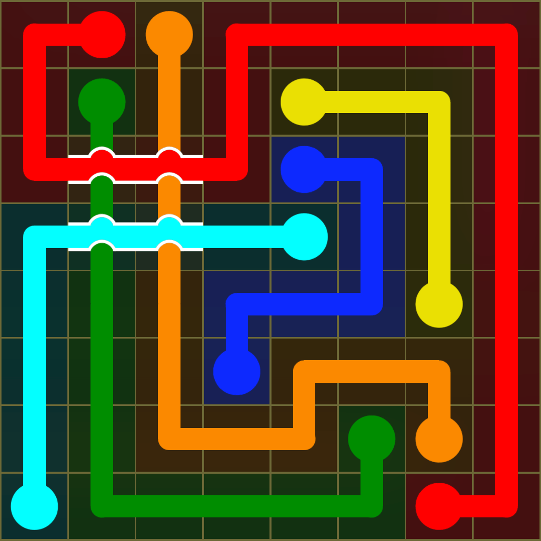 Flow Free 3624 Solution