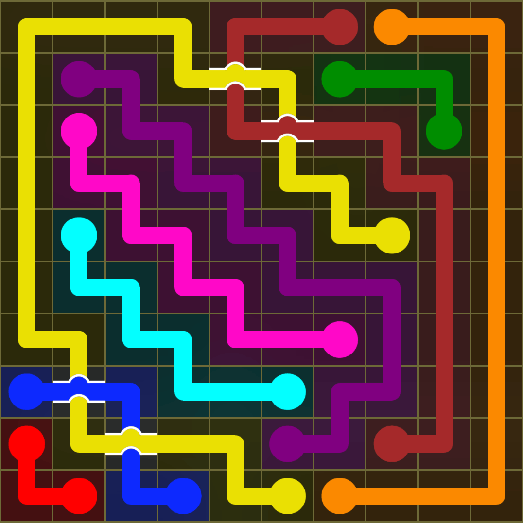 Flow Free 3524 Solution