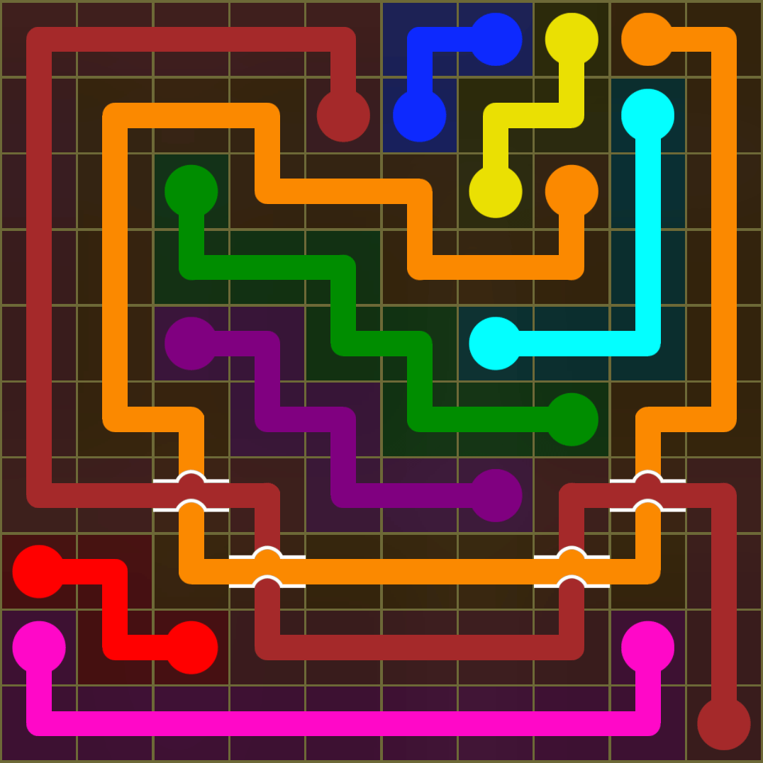 Flow Free 3536 Solution