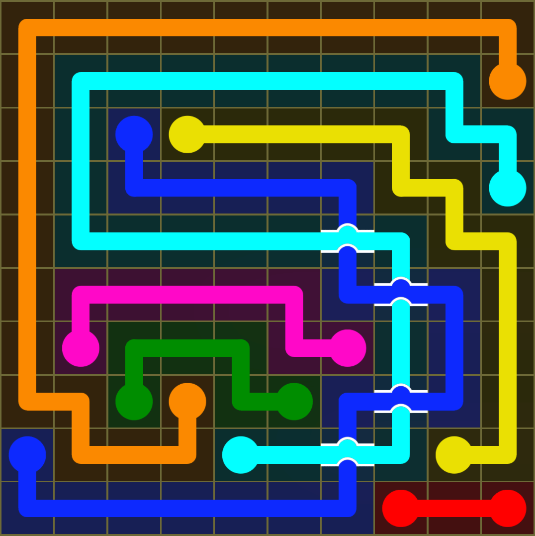 Flow Free 3537 Solution