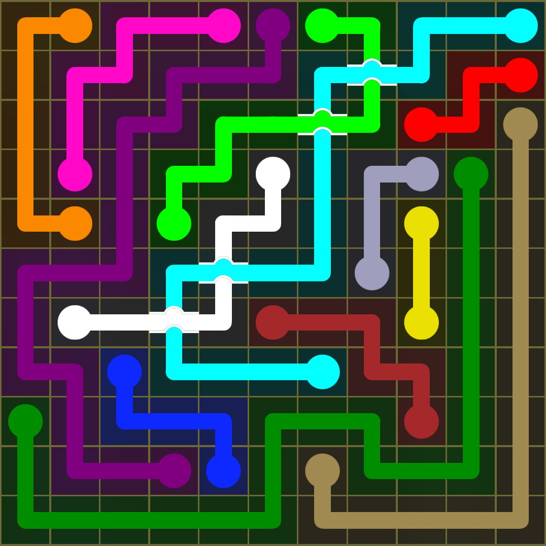 Flow Free 3548 Solution