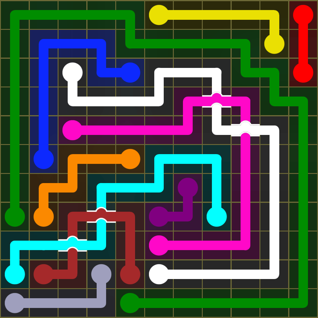 Flow Free 3558 Solution