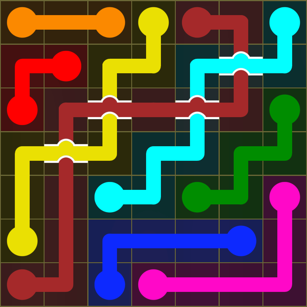 Flow Free 3432 Solution