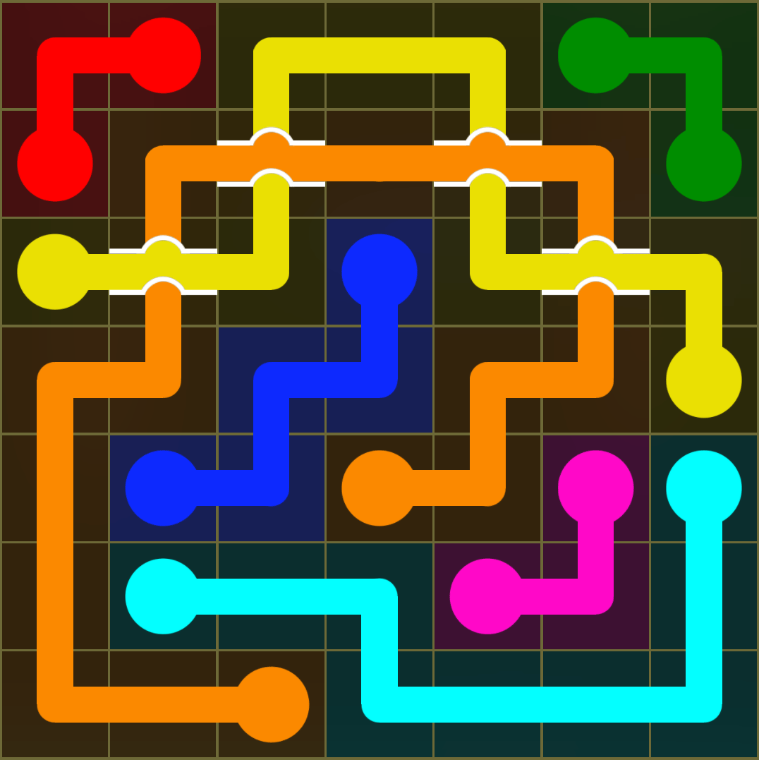 Flow Free 3433 Solution
