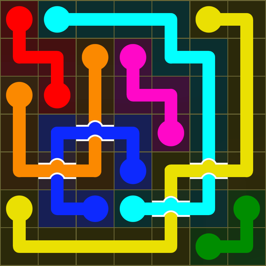 Flow Free 3434 Solution