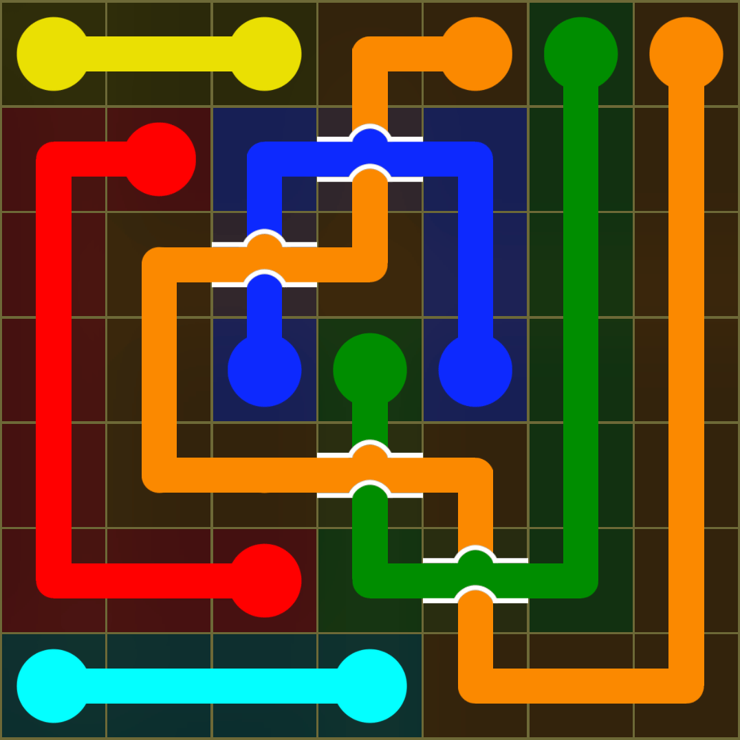 Flow Free 3435 Solution