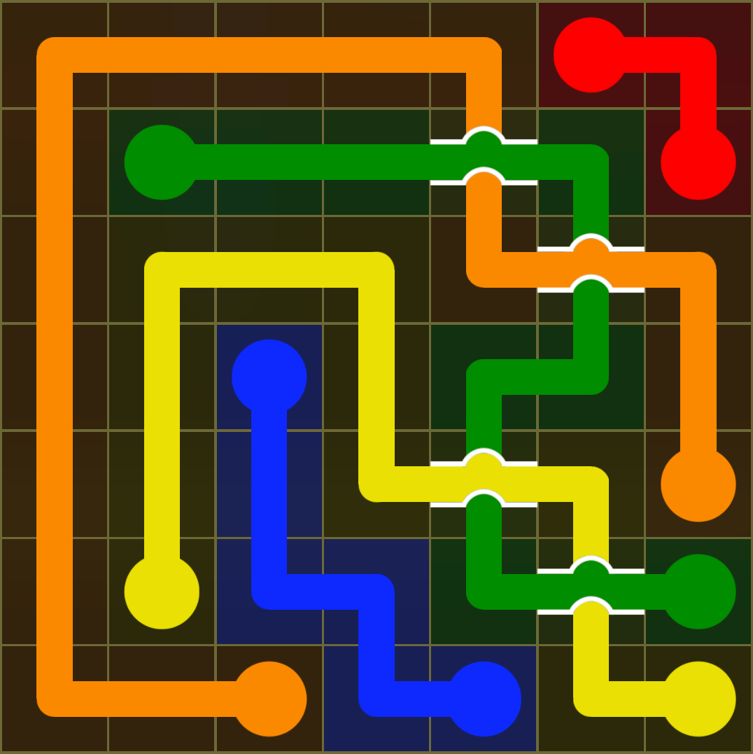 Flow Free 3437 Solution