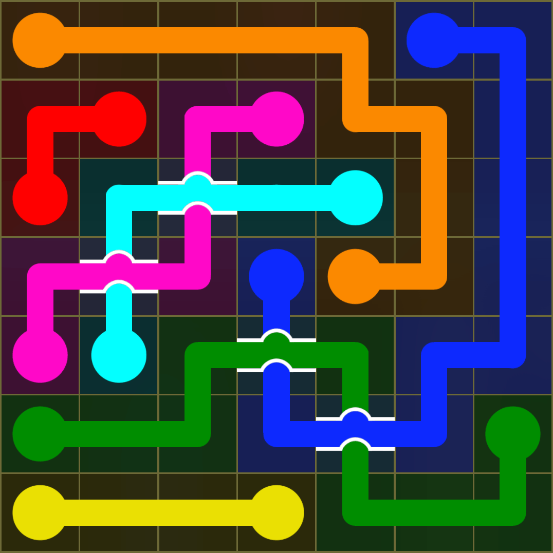 Flow Free 3438 Solution