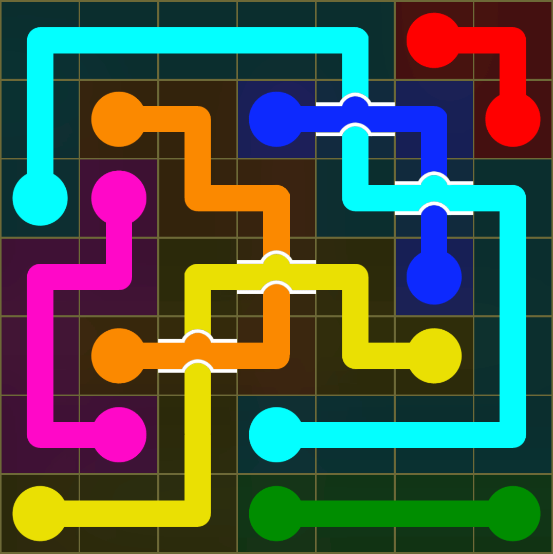 Flow Free 3439 Solution