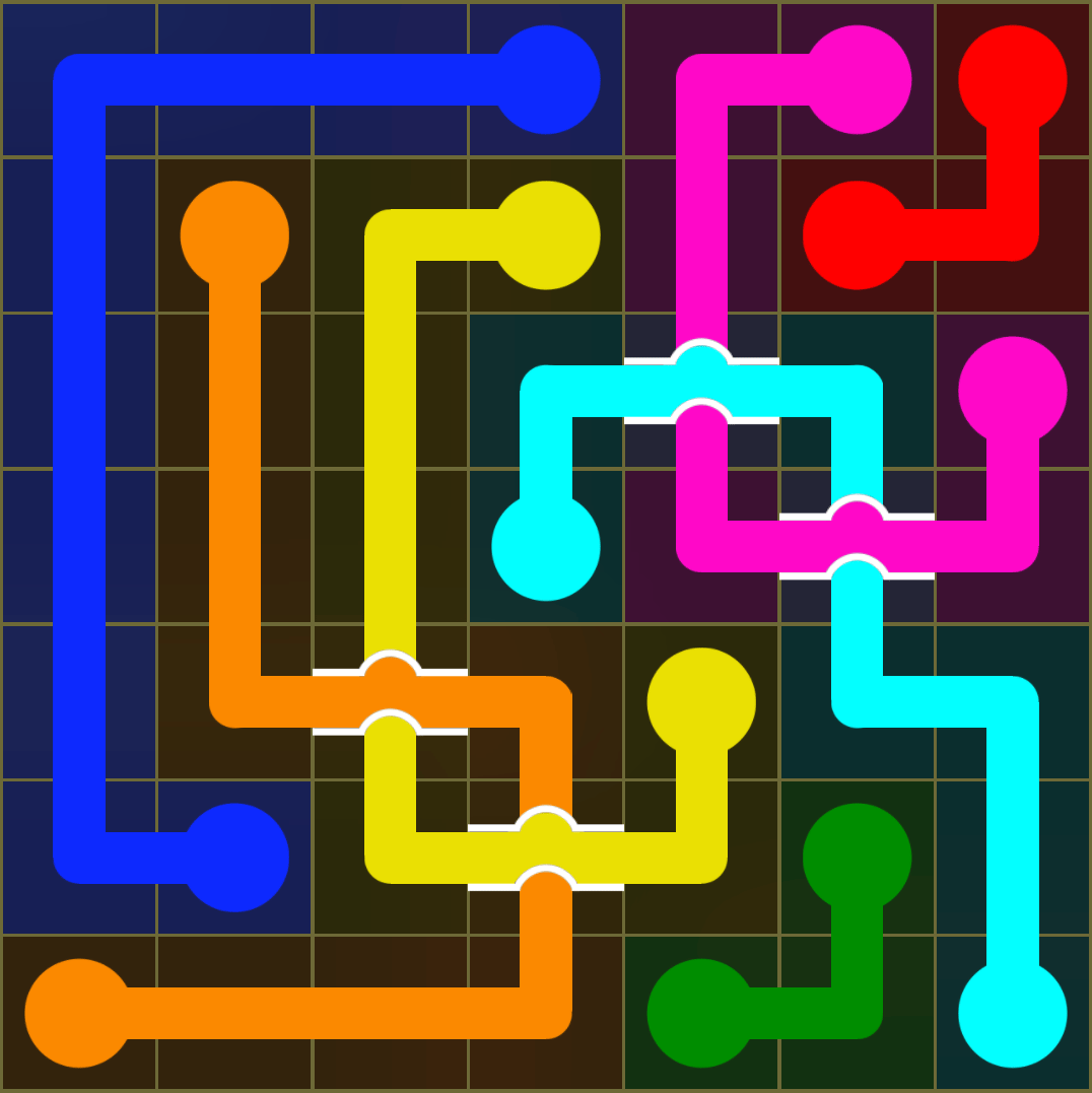 Flow Free 3447 Solution