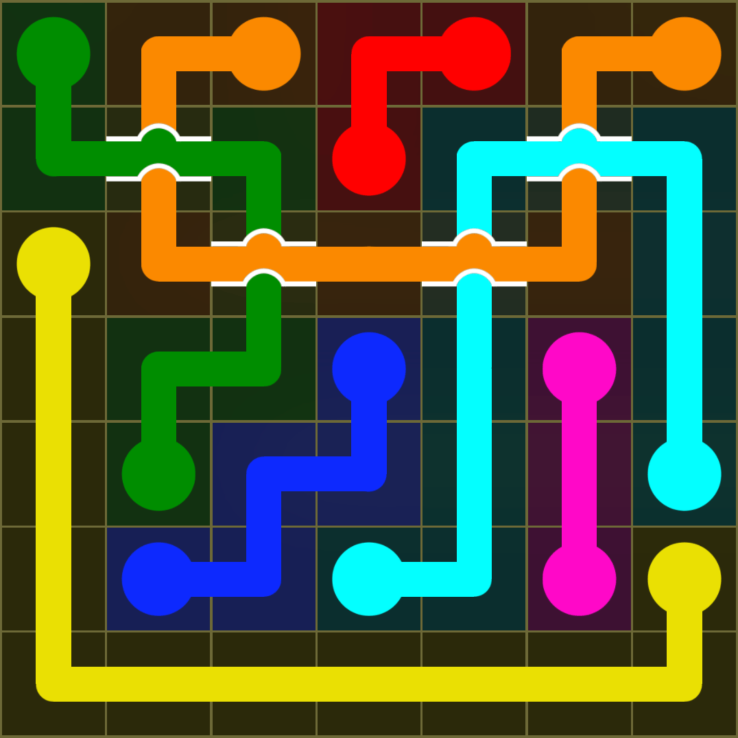 Flow Free 3448 Solution
