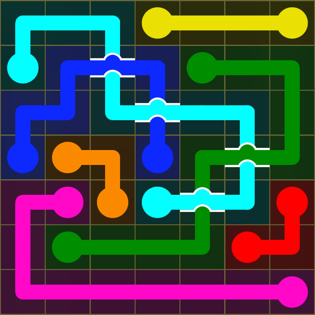 Flow Free 3449 Solution