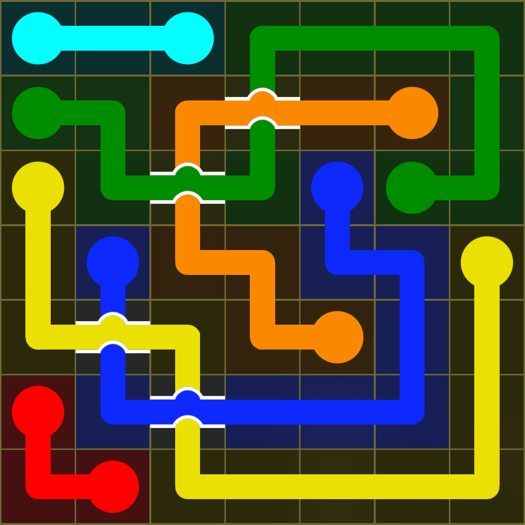 Flow Free 3424 Solution
