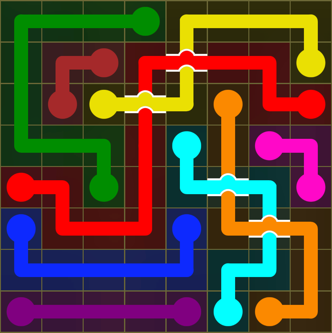 Flow Free 3454 Solution