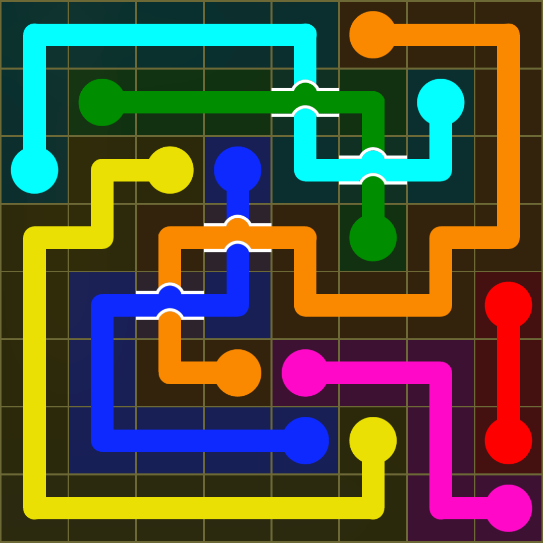 Flow Free 3462 Solution