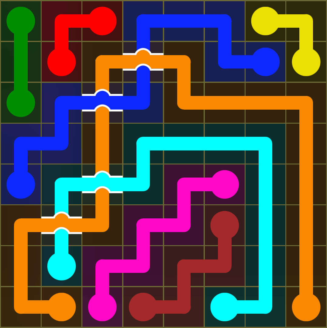 Flow Free 3467 Solution