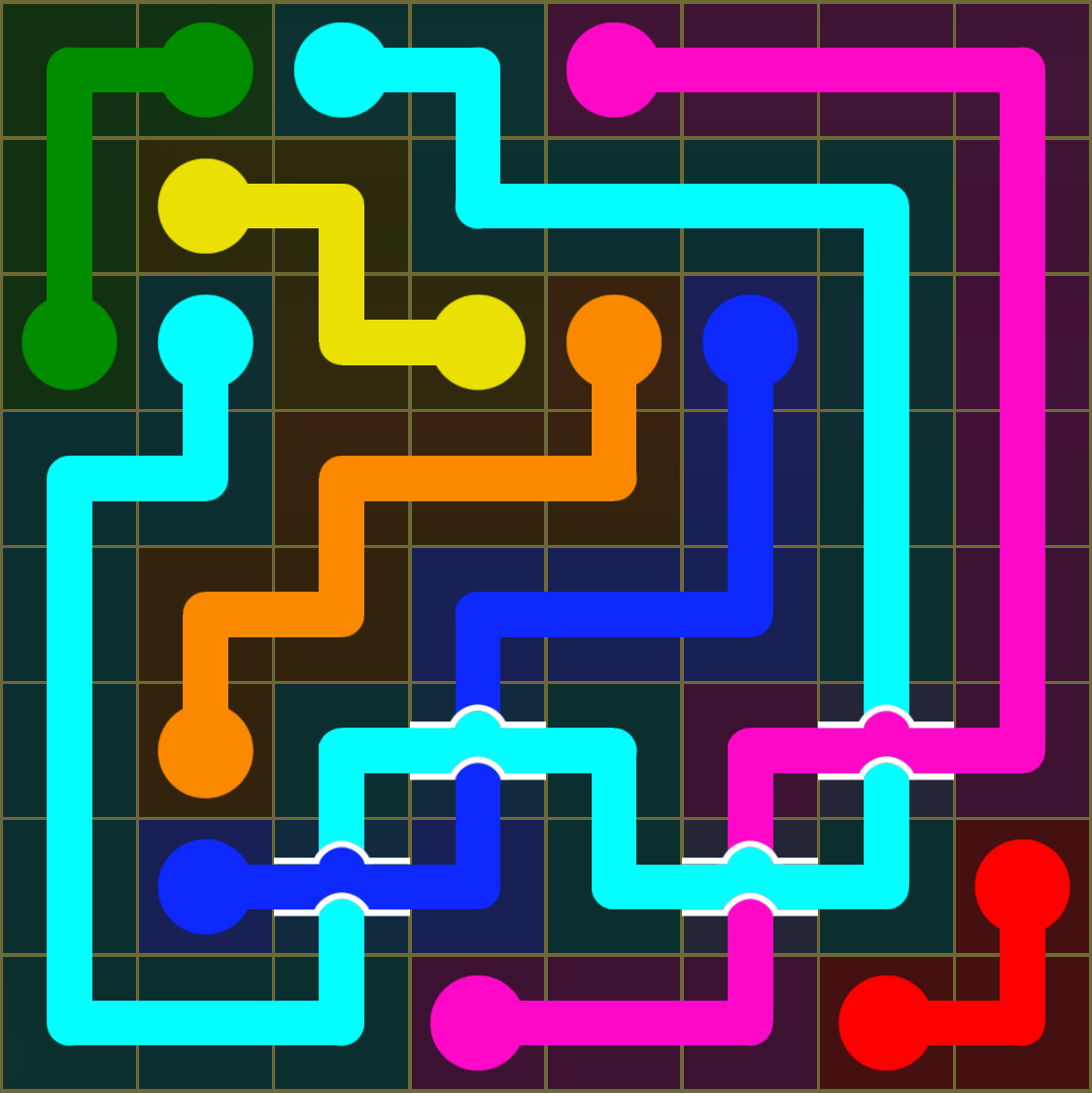 Flow Free 3468 Solution