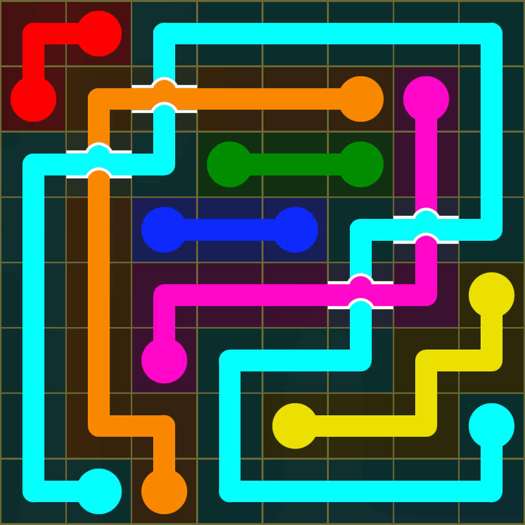 Flow Free 3470 Solution