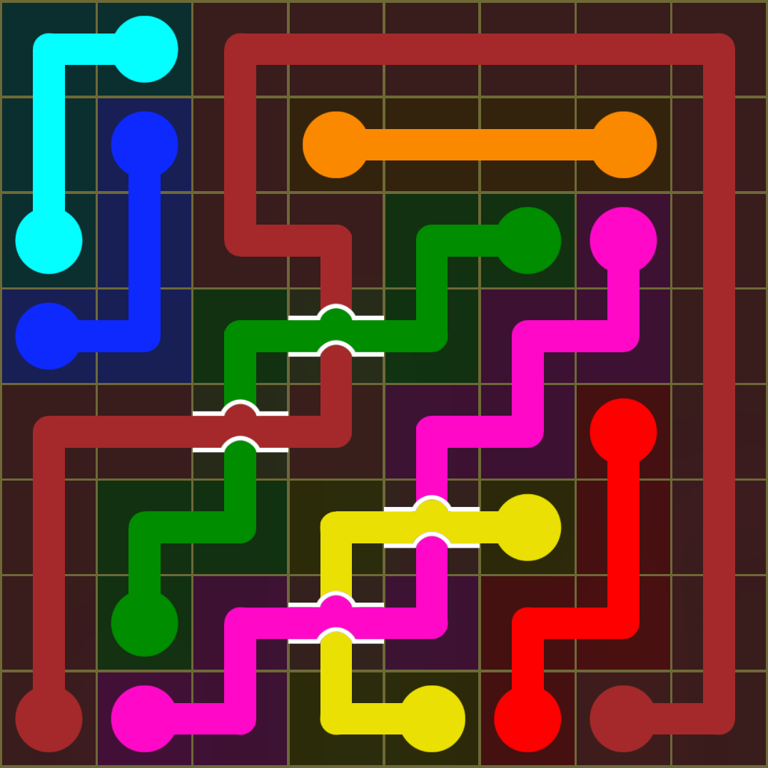 Flow Free 3472 Solution