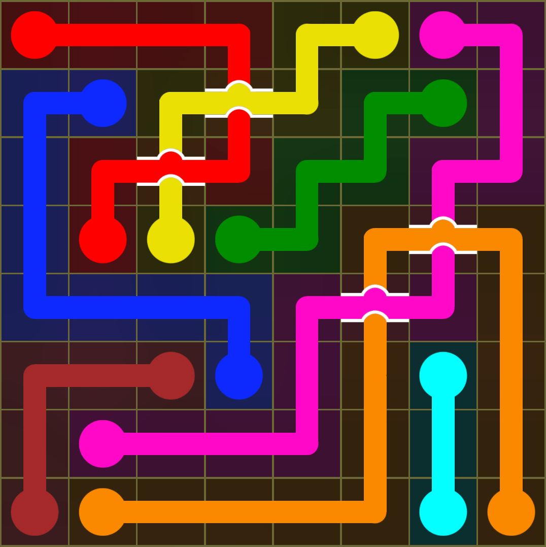 Flow Free 3473 Solution