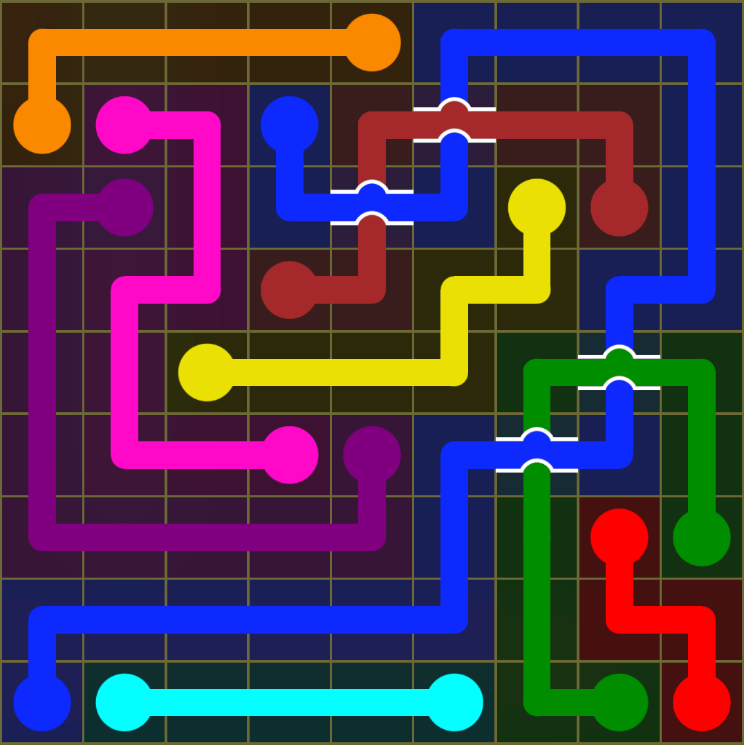 Flow Free 3487 Solution