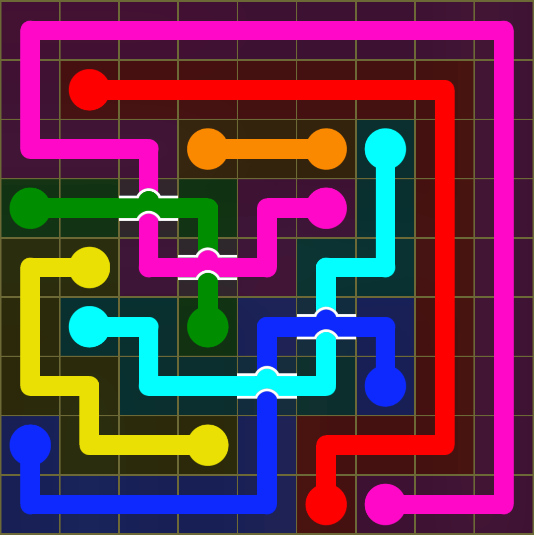 Flow Free 3488 Solution