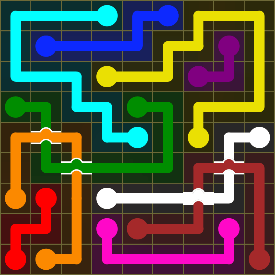 Flow Free 3496 Solution