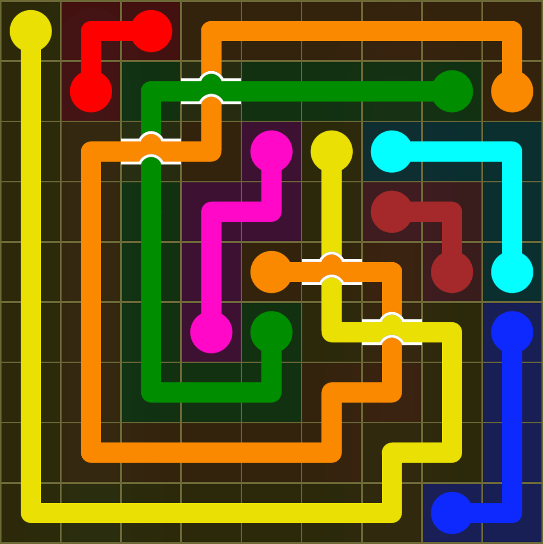 Flow Free 3499 Solution