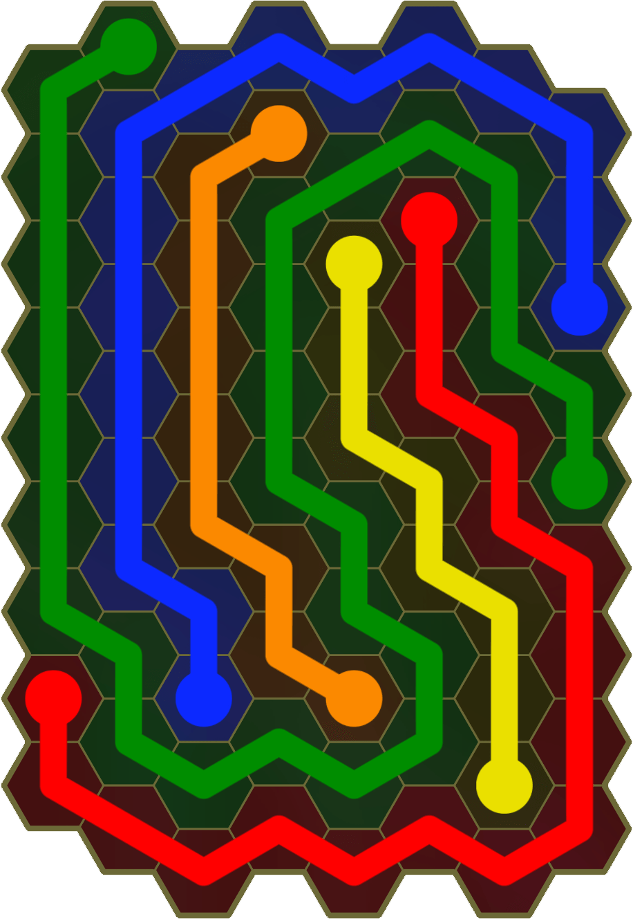 Flow Free 4078 Solution